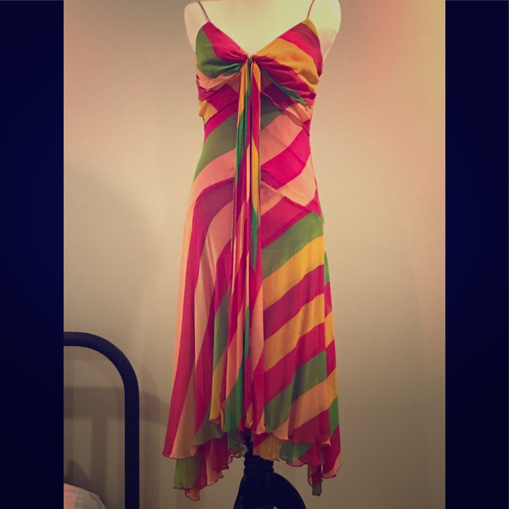 Diane vonFurstenberg silk colorful dress